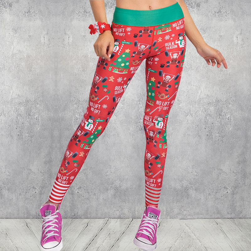 SZ60234 santa christmas leggings